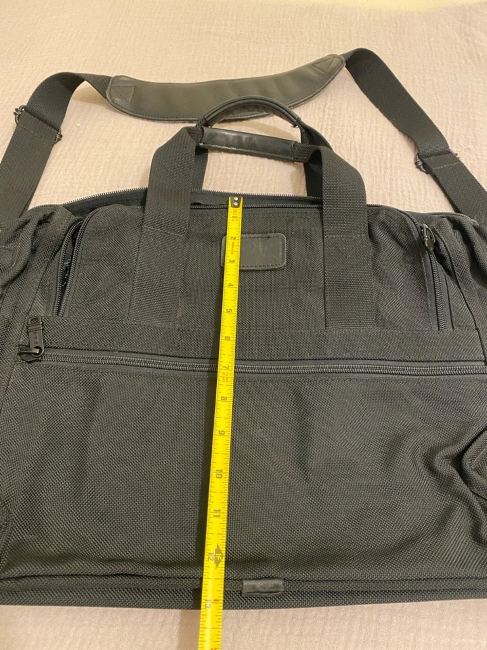 TUMI Black Men’s Messenger Briefcase